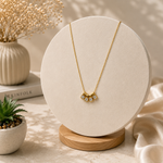 Load image into Gallery viewer, Geometric Crystal Bar Necklace – 18K Gold Plated