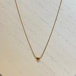 Load image into Gallery viewer, Minimal Gold Heart Necklace – 18K Gold Plated