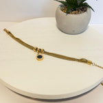 Load image into Gallery viewer, Reversible Mother of Pearl & Onyx Bracelet