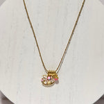 Load image into Gallery viewer, Unicorn Charm Cluster Necklace – 18K Gold Plated
