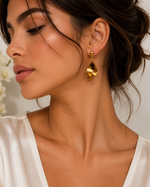Load image into Gallery viewer, Sculptura Twist Earrings – 18K Gold Plated