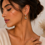 Load image into Gallery viewer, Aurora Drop Earrings – 18K Gold Plated