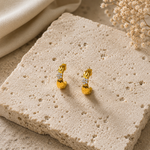 Load image into Gallery viewer, Radiant Bloom Earrings – 18K Gold Plated