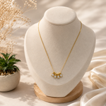 Load image into Gallery viewer, Geometric Crystal Bar Necklace – 18K Gold Plated
