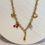 Load image into Gallery viewer, Travel Charm Necklace – 18K Gold Plated