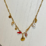 Load image into Gallery viewer, Sea Charm Necklace – 18K Gold Plated
