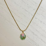 Load image into Gallery viewer, Rose Bloom Pendant Necklace – 18K Gold Plated (3 Colors)