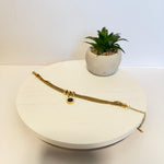 Load image into Gallery viewer, Reversible Mother of Pearl &amp; Onyx Bracelet