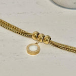 Load image into Gallery viewer, Reversible Mother of Pearl &amp; Onyx Bracelet