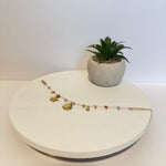 Load image into Gallery viewer, Seashell &amp; Starfish Gemstone Charm Bracelet