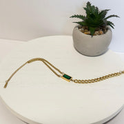 Emerald Luxe Bracelet – 18K Gold Plated