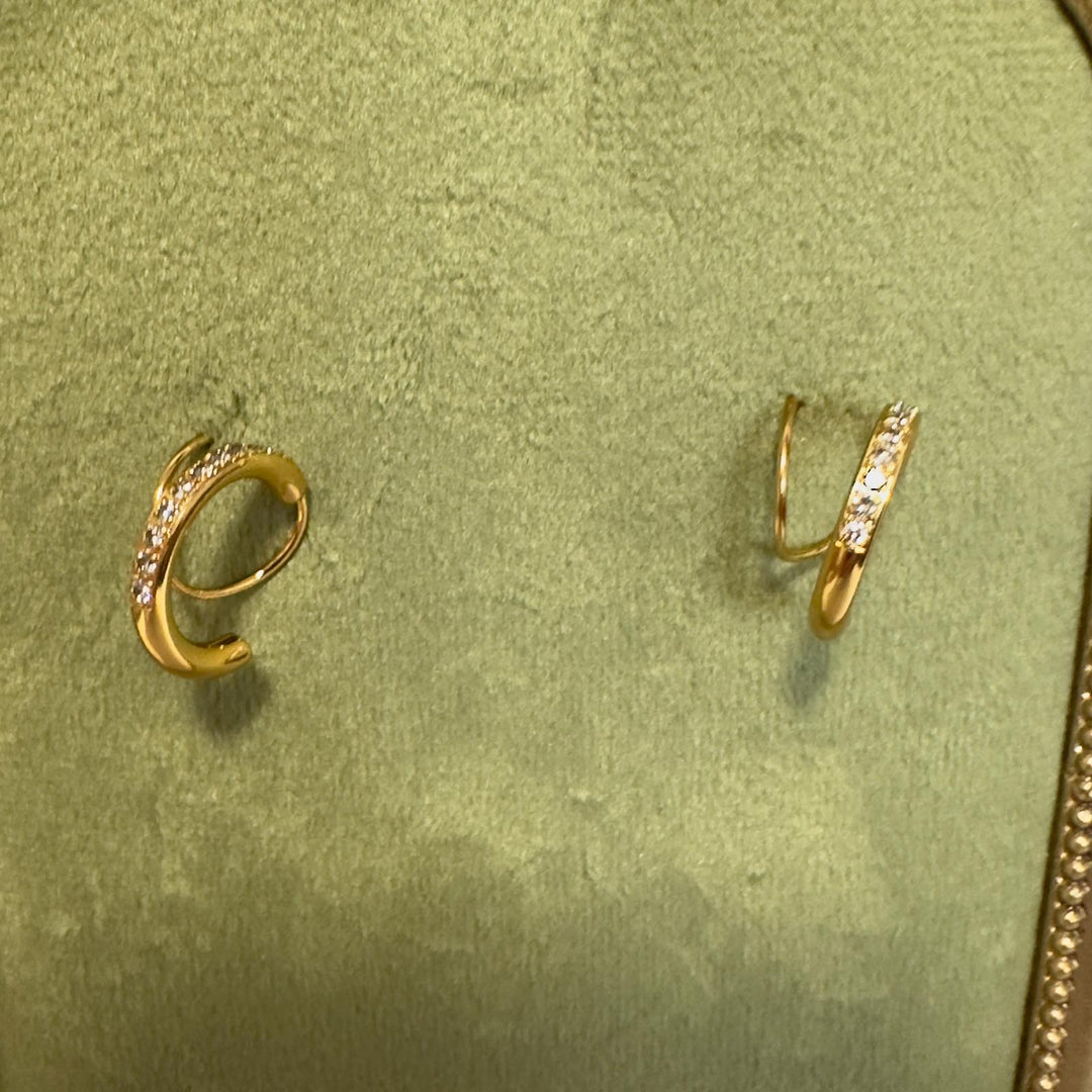 Eternal Loop Earrings – 18K Gold Plated
