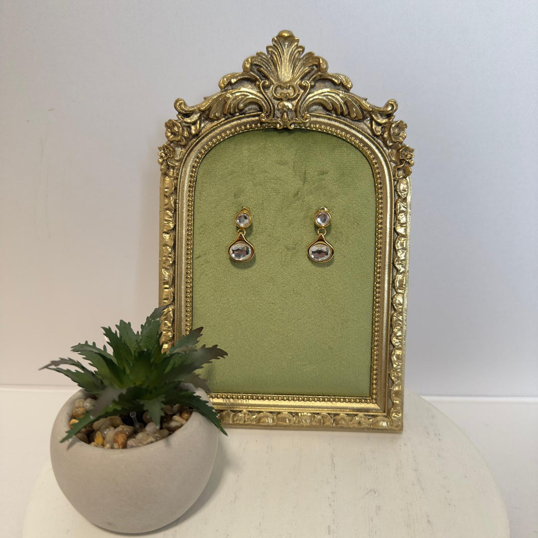 Aurora Drop Earrings – 18K Gold Plated