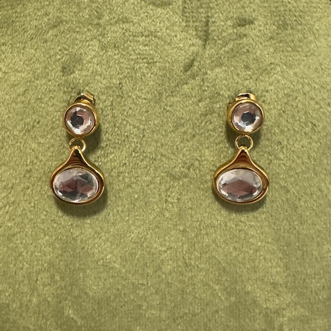 Aurora Drop Earrings – 18K Gold Plated