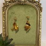 Load image into Gallery viewer, Sculptura Twist Earrings – 18K Gold Plated