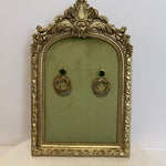 Load image into Gallery viewer, Orbit Elegance Earrings - (Emerald &amp; Crystal)