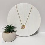 Load image into Gallery viewer, Unicorn Charm Cluster Necklace – 18K Gold Plated