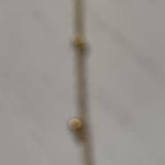 Load and play video in Gallery viewer, Gold Beaded Chain Necklace – 18K Gold Plated