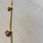 Load and play video in Gallery viewer, Dainty CZ Drop Necklace – 18K Gold Plated