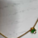 Load and play video in Gallery viewer, Multicolor Baguette CZ Necklace – 18K Gold Plated